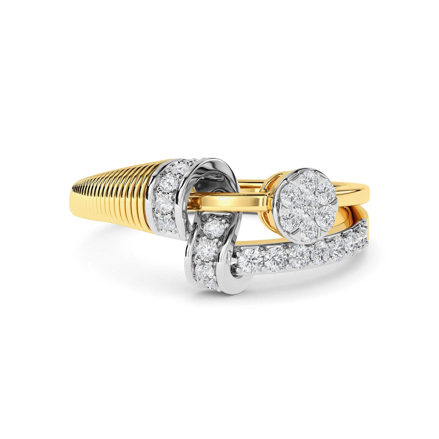 Yellow Gold 14KT Size 7 SI-HI