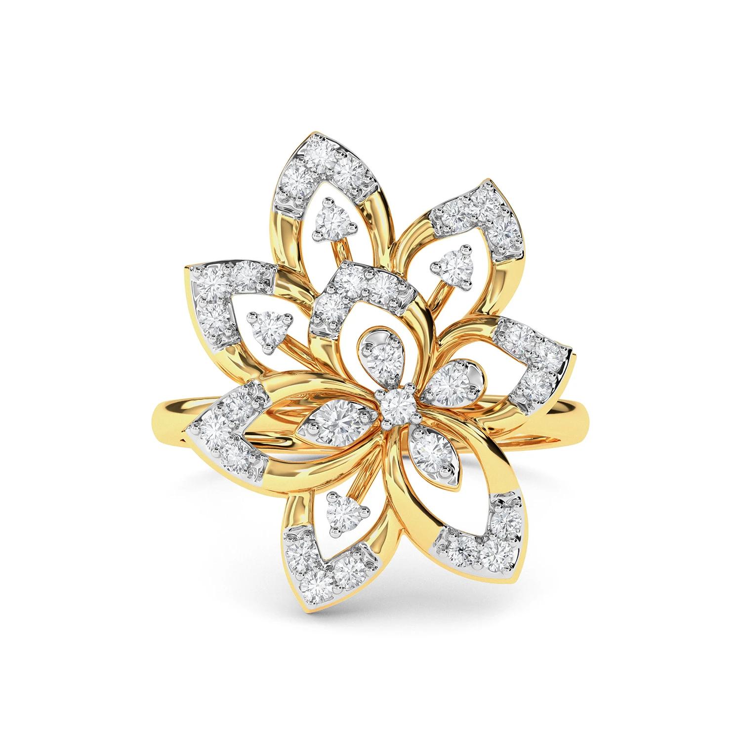 Yellow Gold 14KT Size 7 SI-HI