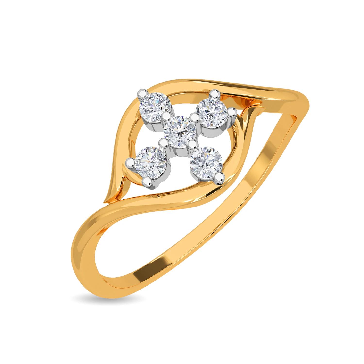 Yellow Gold 14KT Size 7 SI-HI
