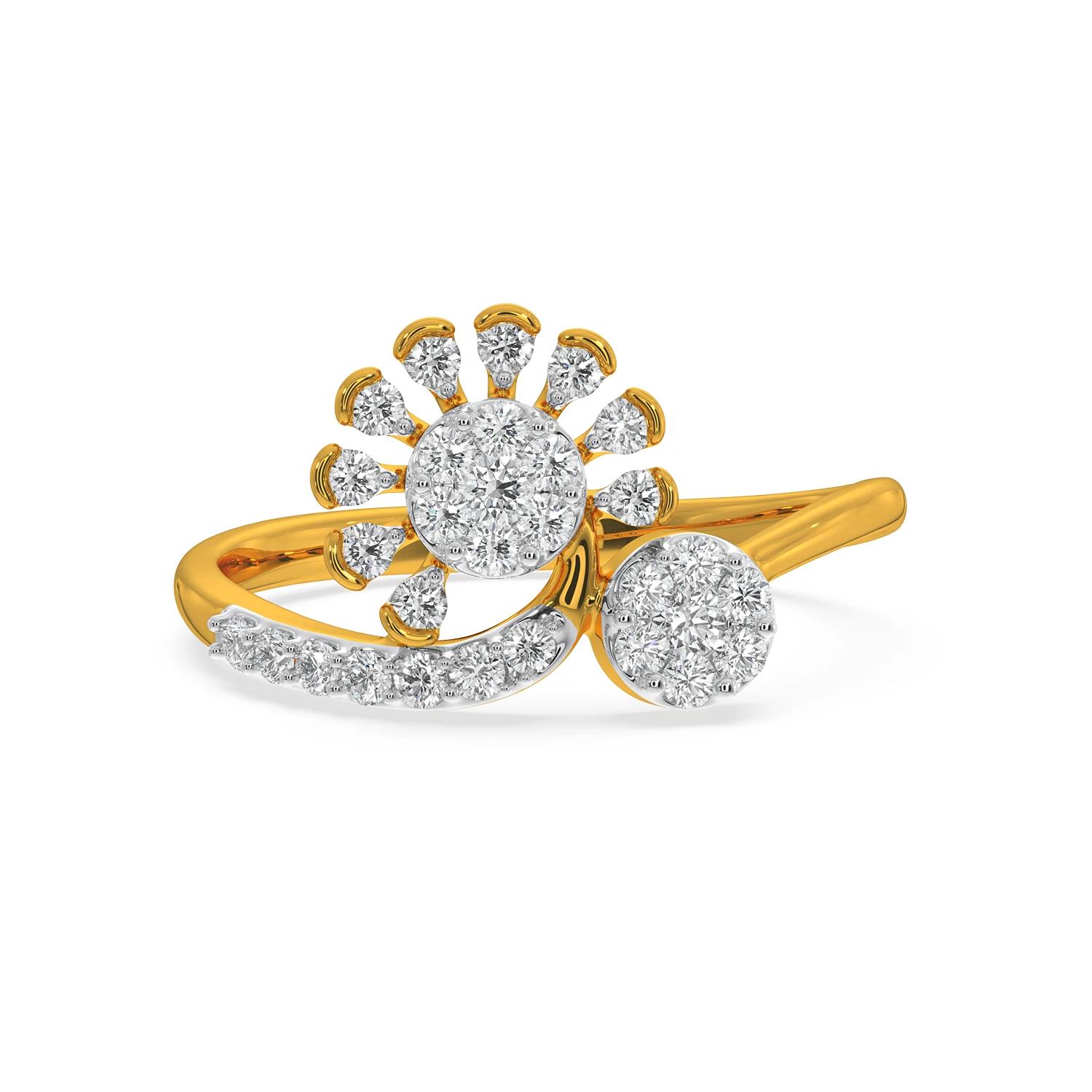 Yellow Gold 14KT Size 7 SI-HI
