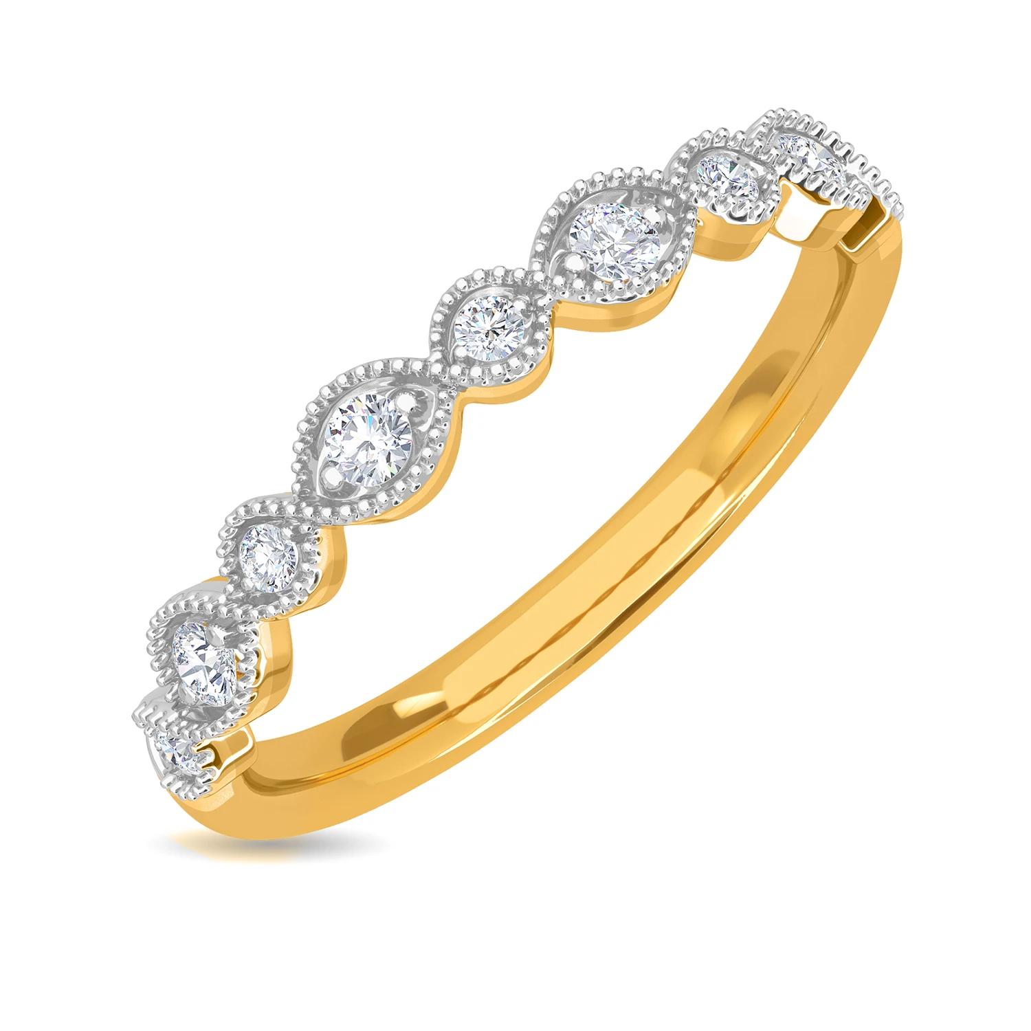 Yellow Gold 14KT Size 7 SI-HI