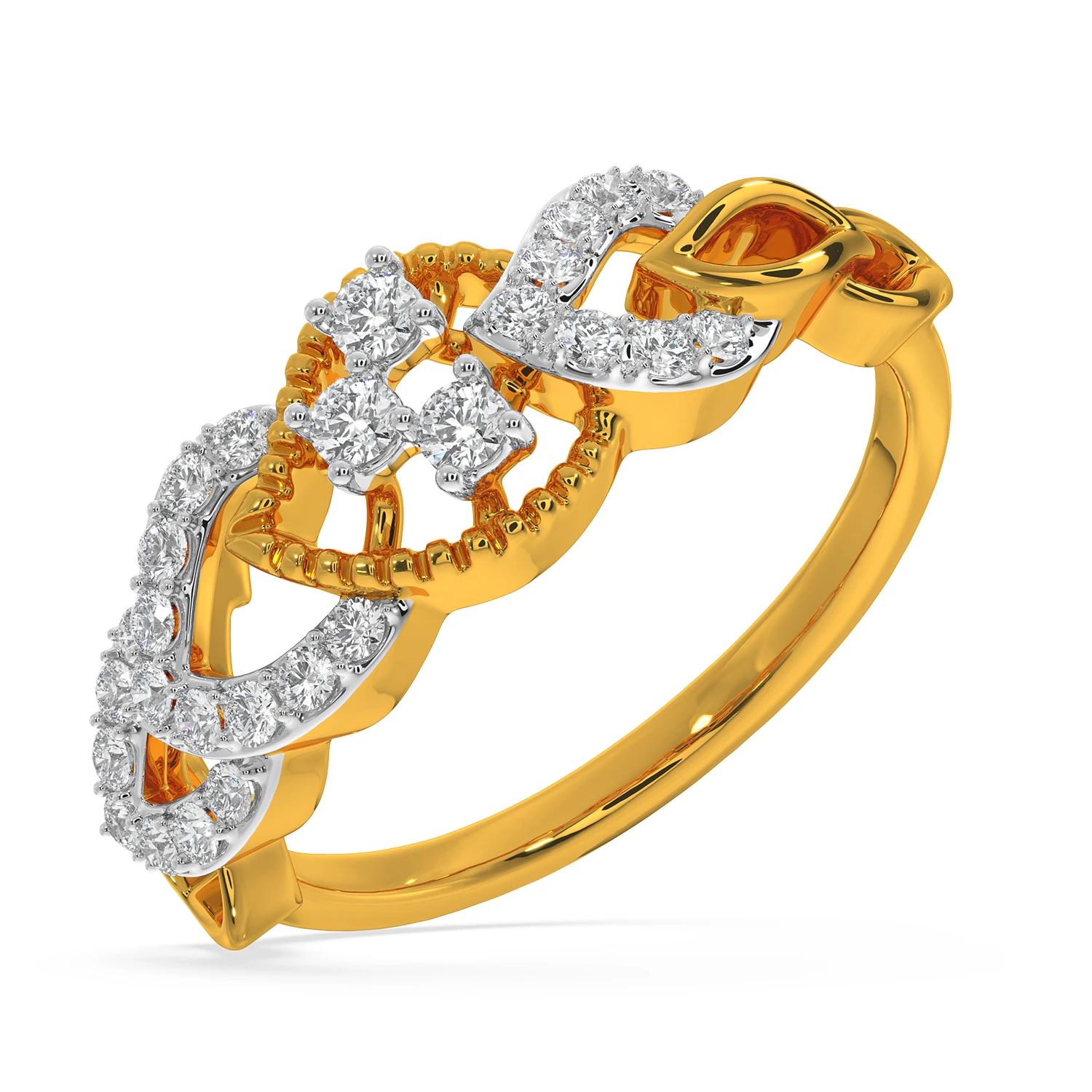 Yellow Gold 14KT Size 7 SI-HI