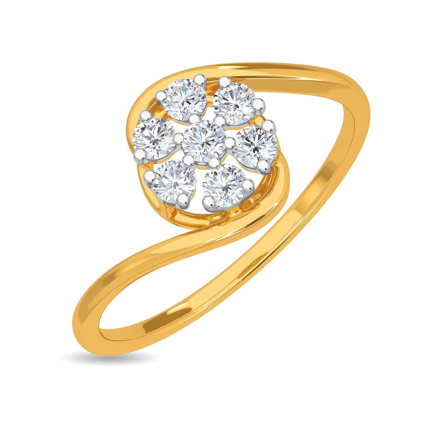 Yellow Gold 14KT Size 7 SI-HI