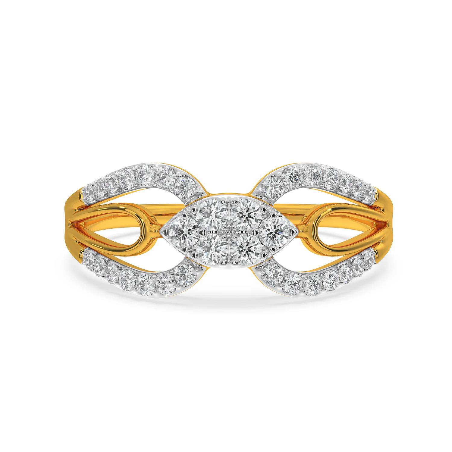 Yellow Gold 14KT Size 7 SI-HI