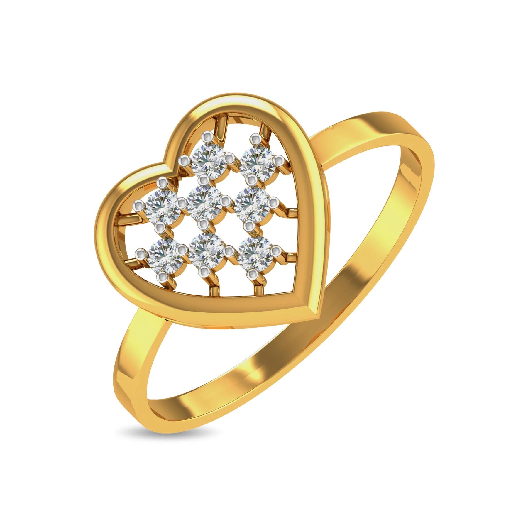 Yellow Gold 14KT Size 7 SI-HI