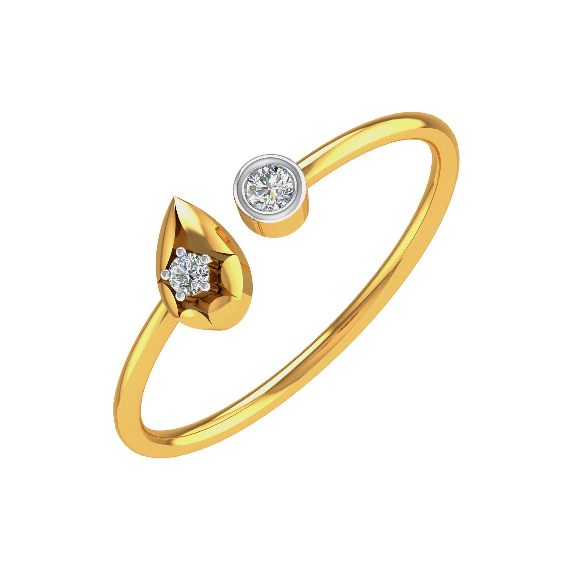 Yellow Gold 14KT Size 7 SI-HI
