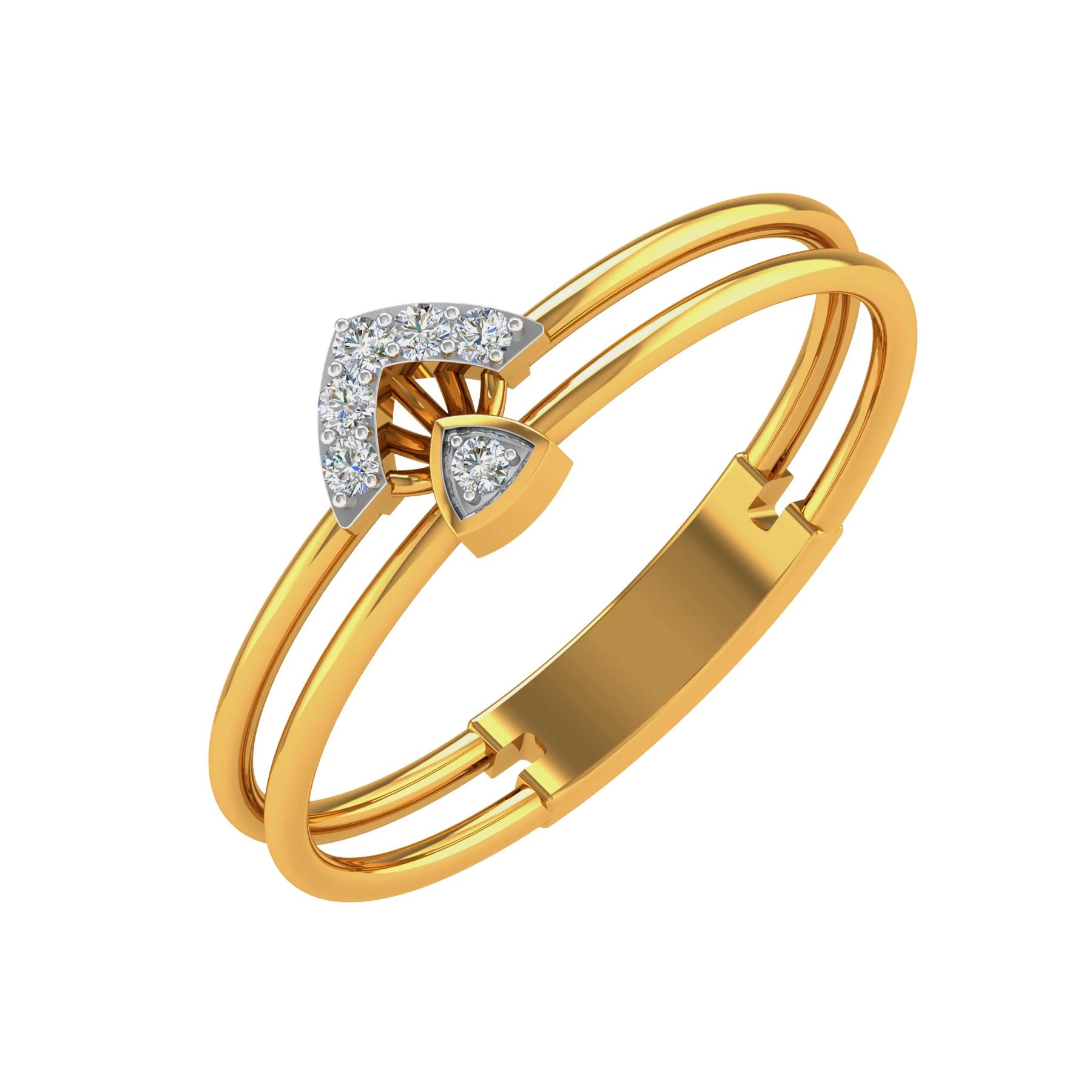 Yellow Gold 14KT Size 7 SI-HI