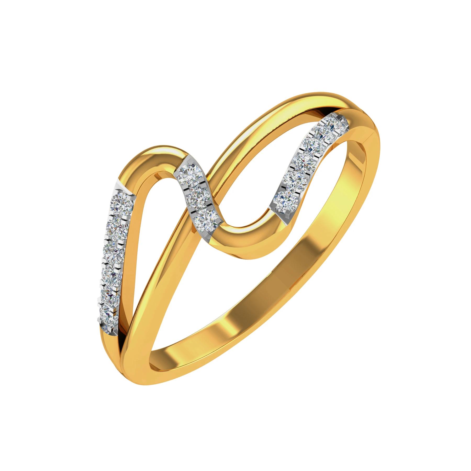 Yellow Gold 14KT Size 7 SI-HI