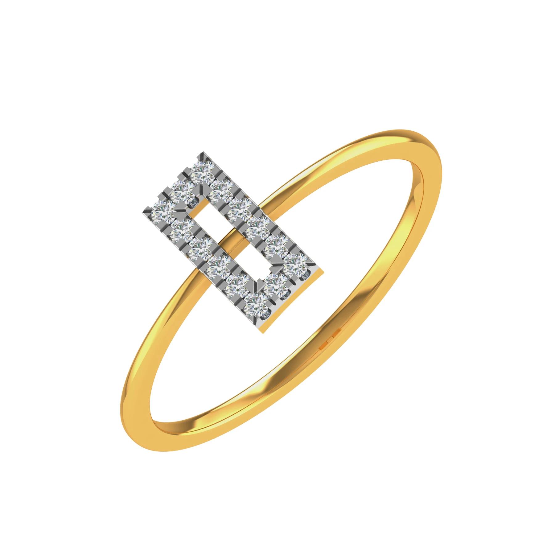 Yellow Gold 14KT Size 7 SI-HI