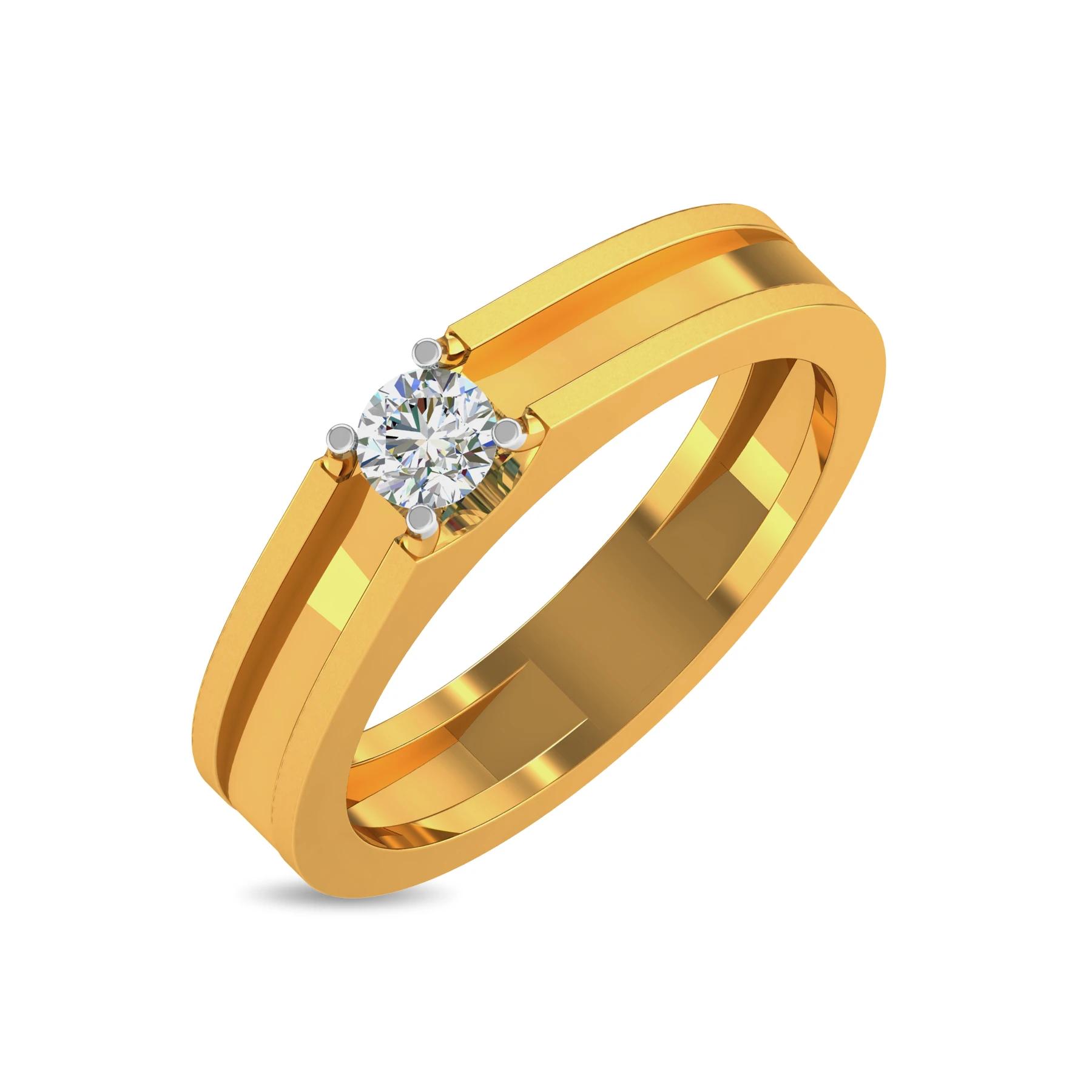 Yellow Gold 14KT Size 7 SI-HI
