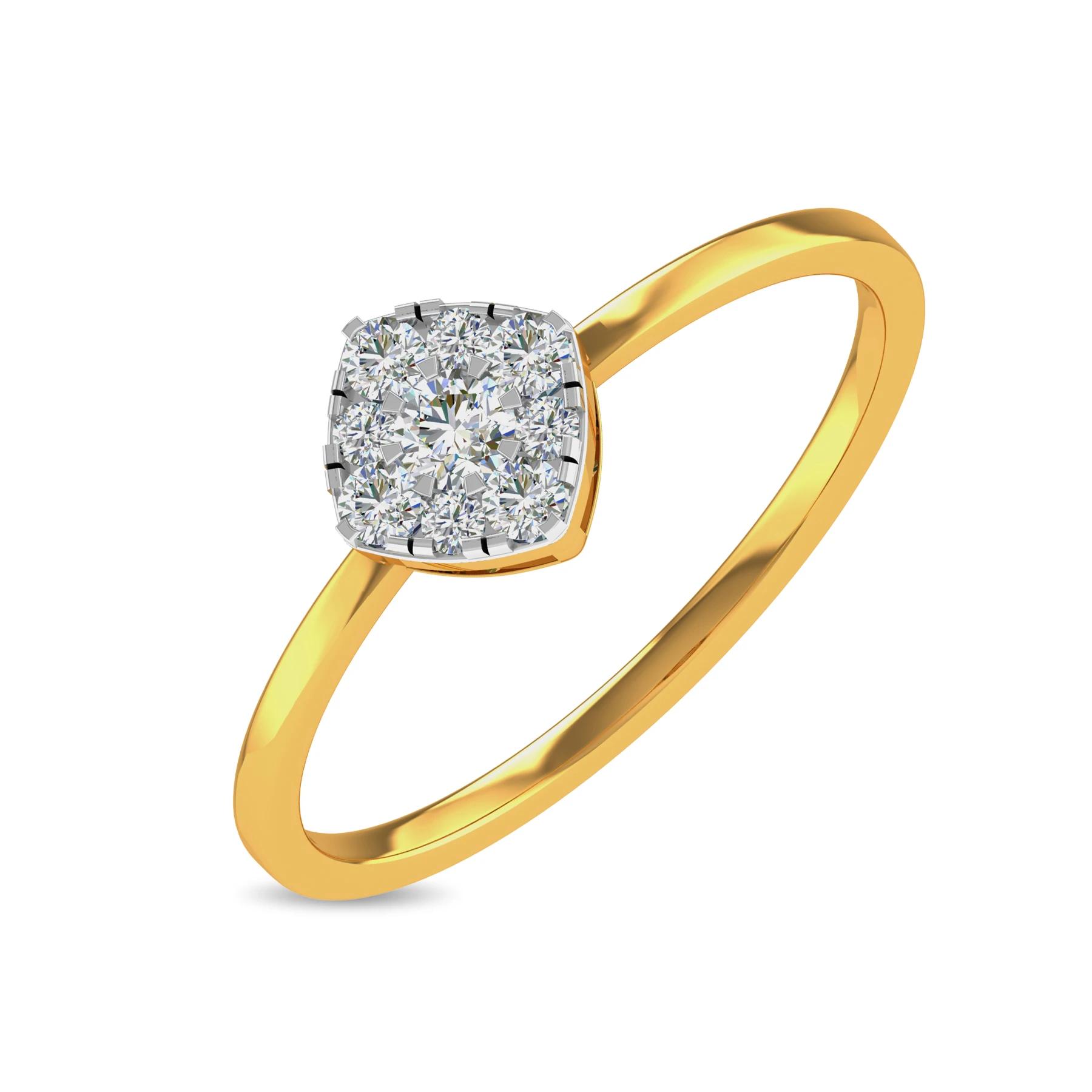 Yellow Gold 14KT Size 7 SI-HI