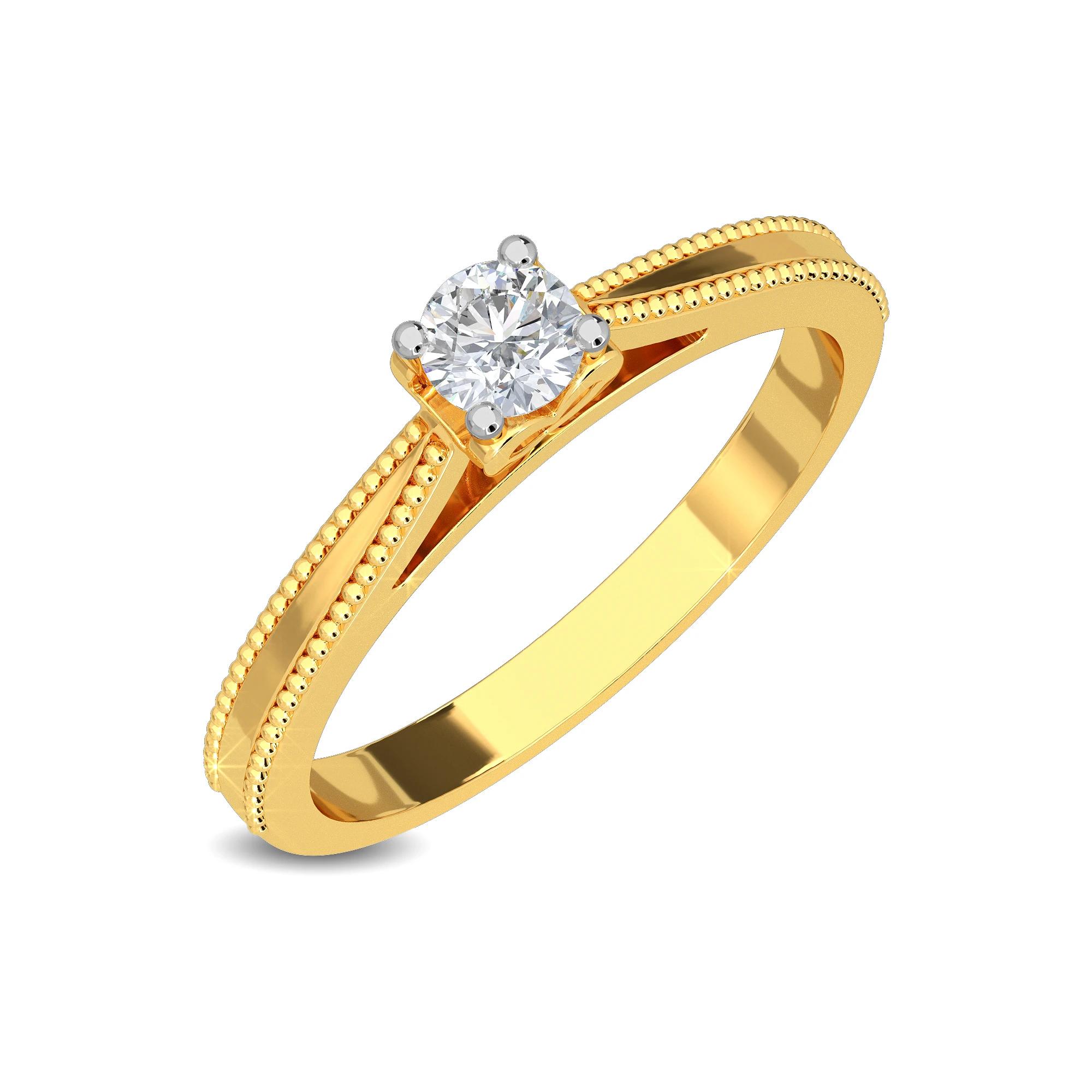 Yellow Gold 14KT SI-HI 7
