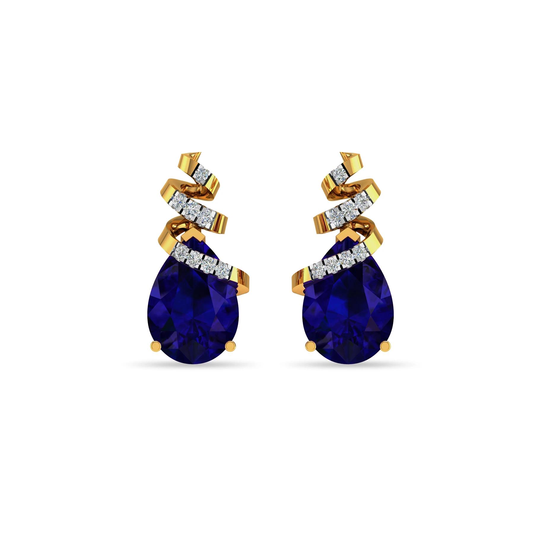 Yellow Gold 14KT SI-HI Gemstone