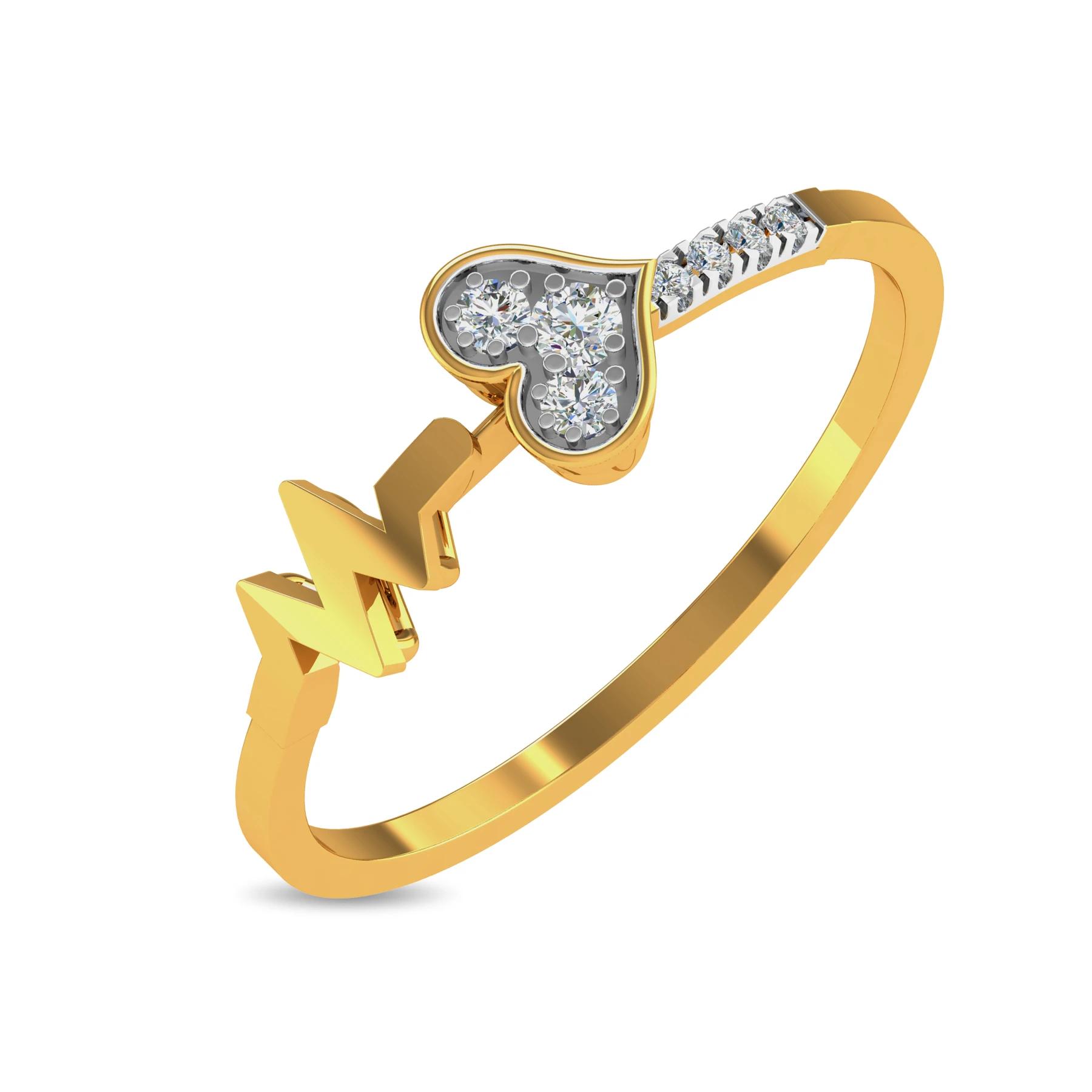 Yellow Gold 14KT Size 7 SI-HI
