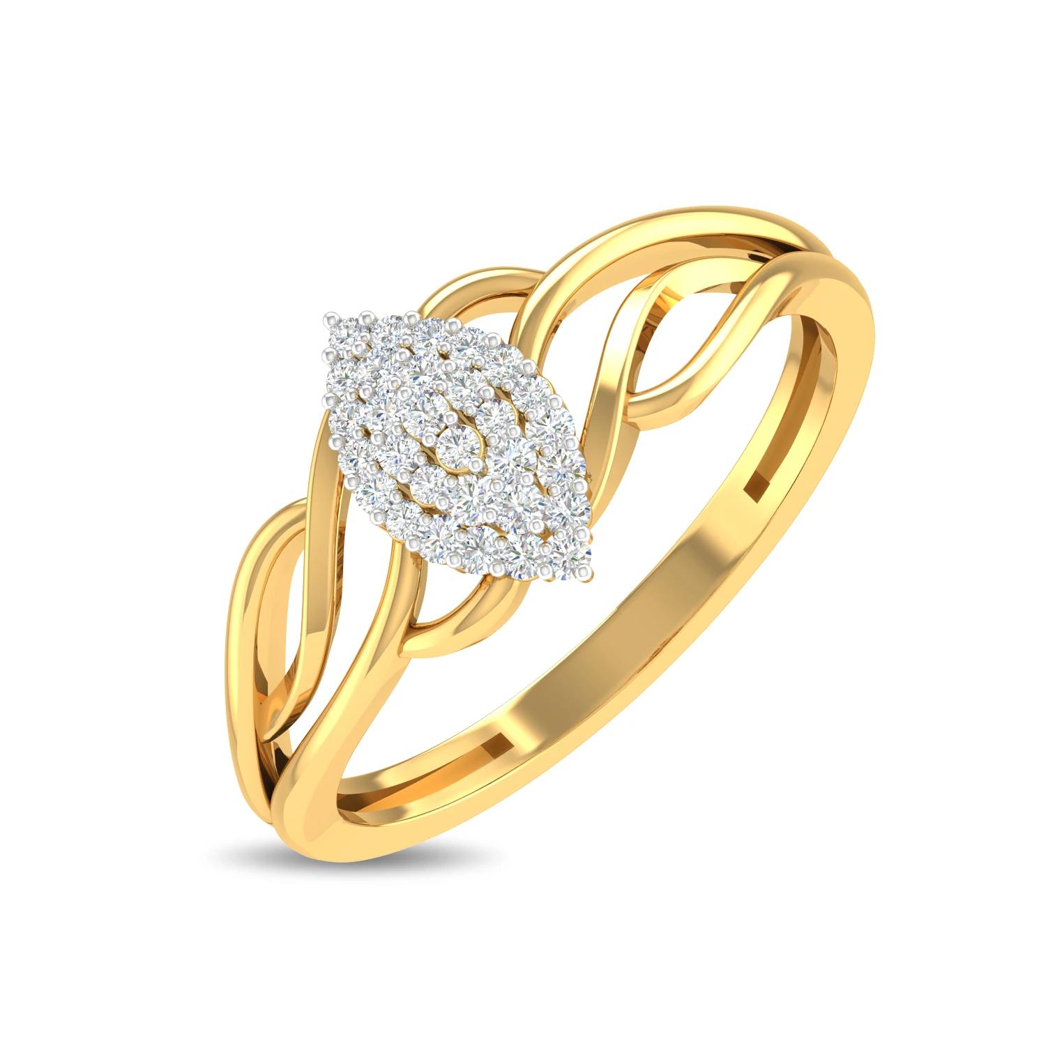 Yellow Gold 14KT Size 7 SI-HI