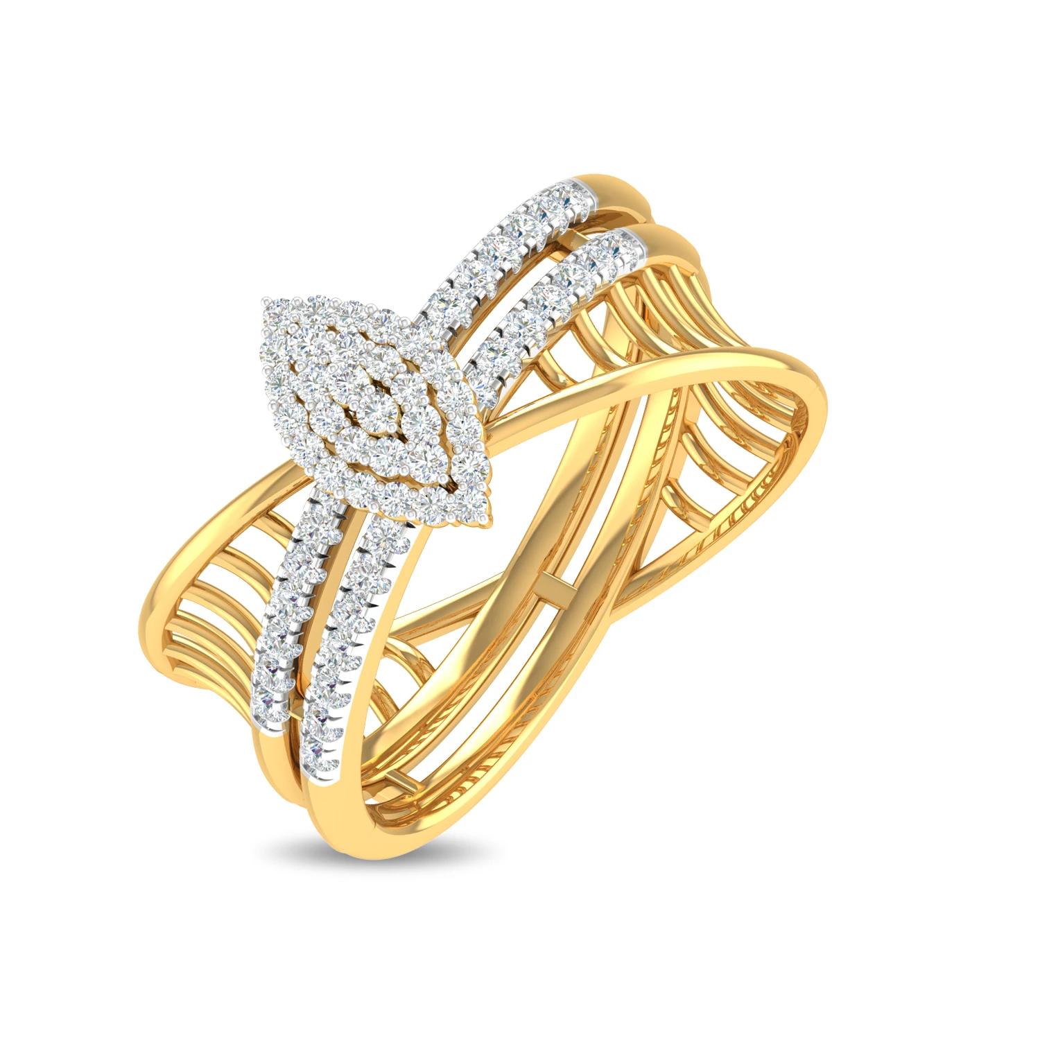 Yellow Gold 14KT Size 7 SI-HI