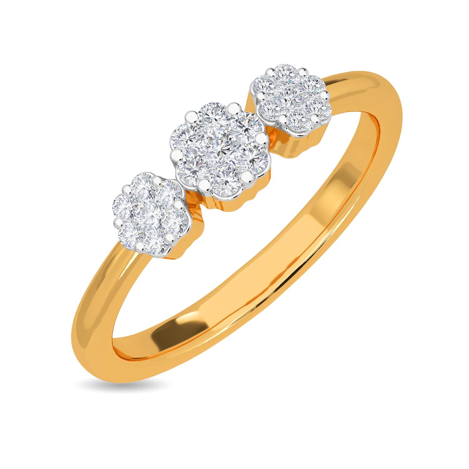 Yellow Gold 14KT Size 7 SI-HI
