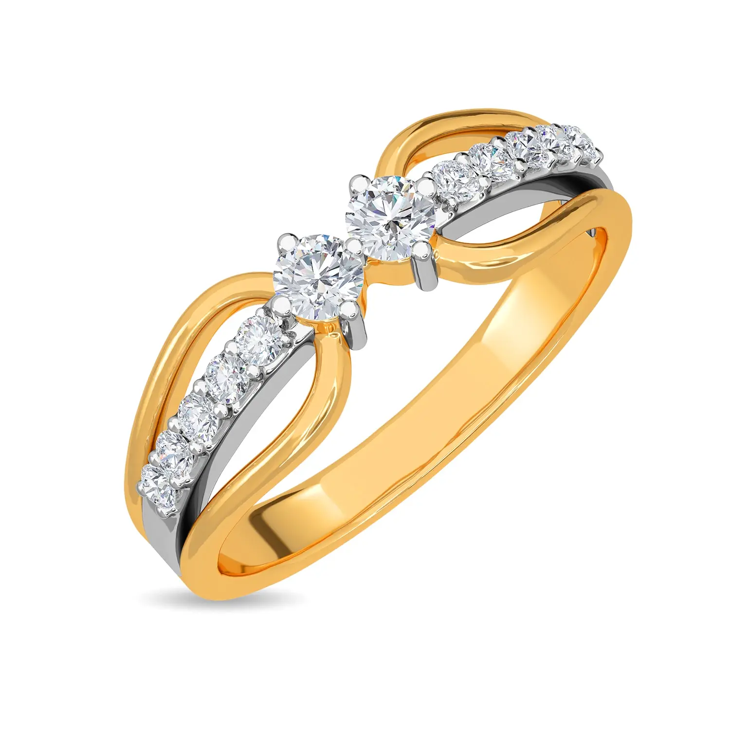 Yellow Gold 14KT Size 7 SI-HI
