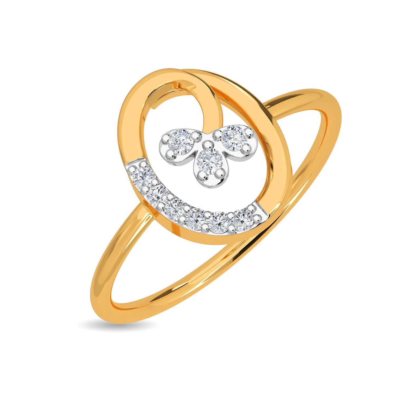 Yellow Gold 14KT Size 7 SI-HI