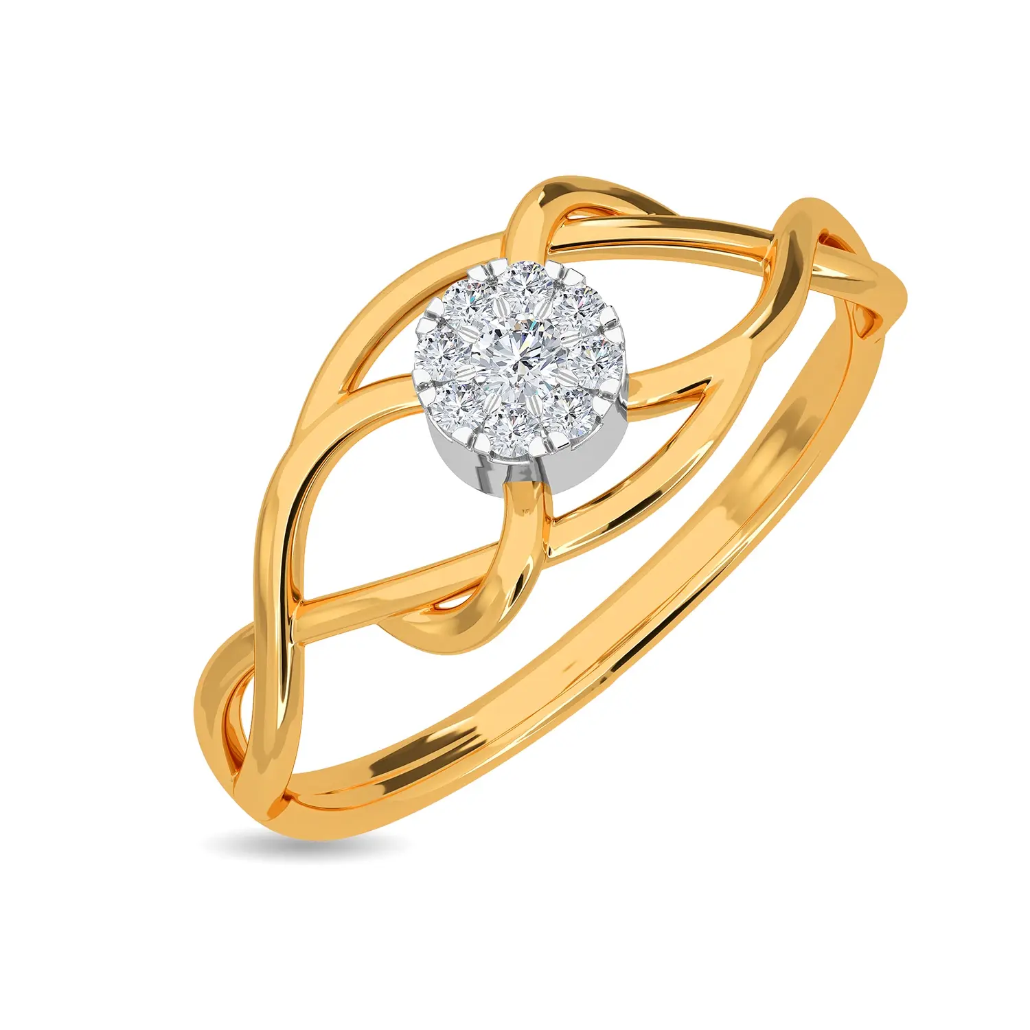 Yellow Gold 14KT Size 7 SI-HI
