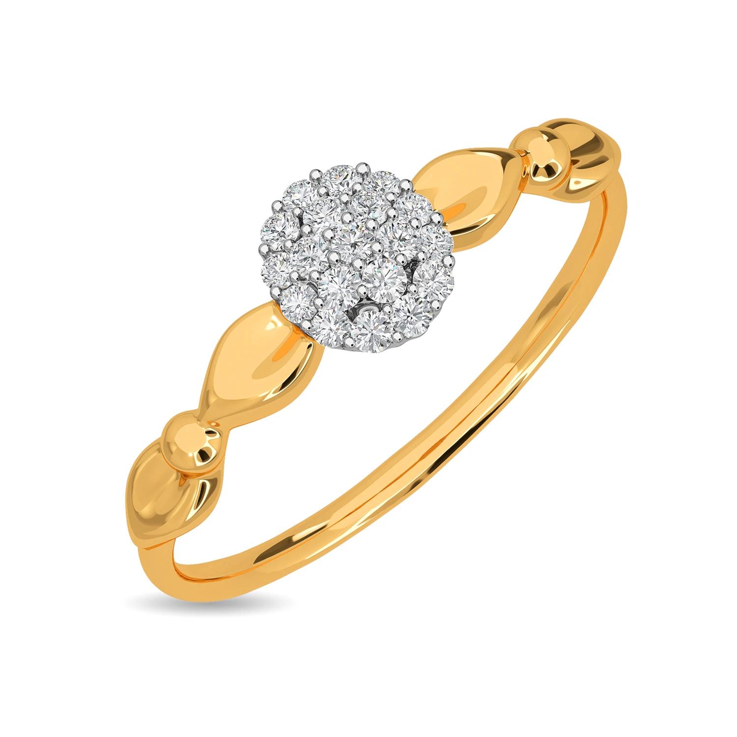 Yellow Gold 14KT Size 7 SI-HI