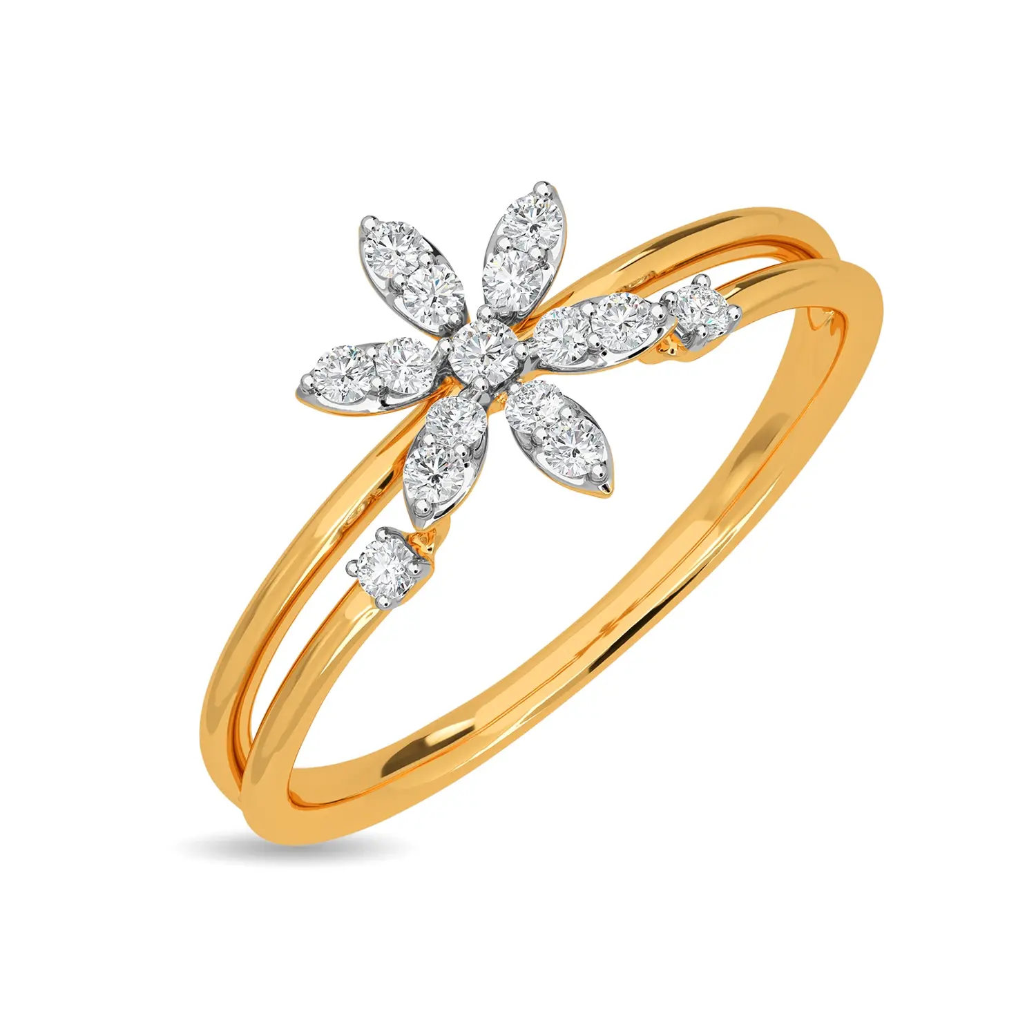 Yellow Gold 14KT Size 7 SI-HI