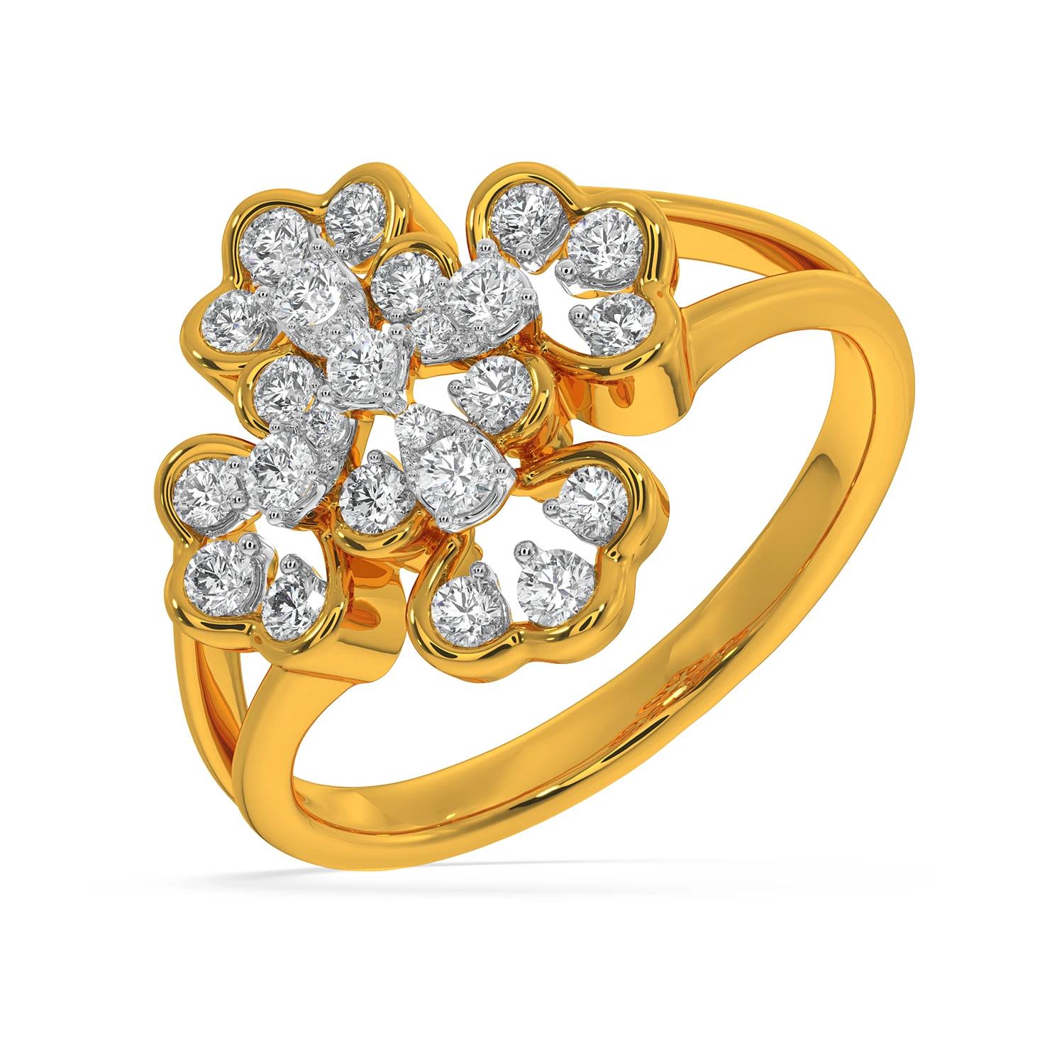 Yellow Gold 14KT Size 7 SI-HI