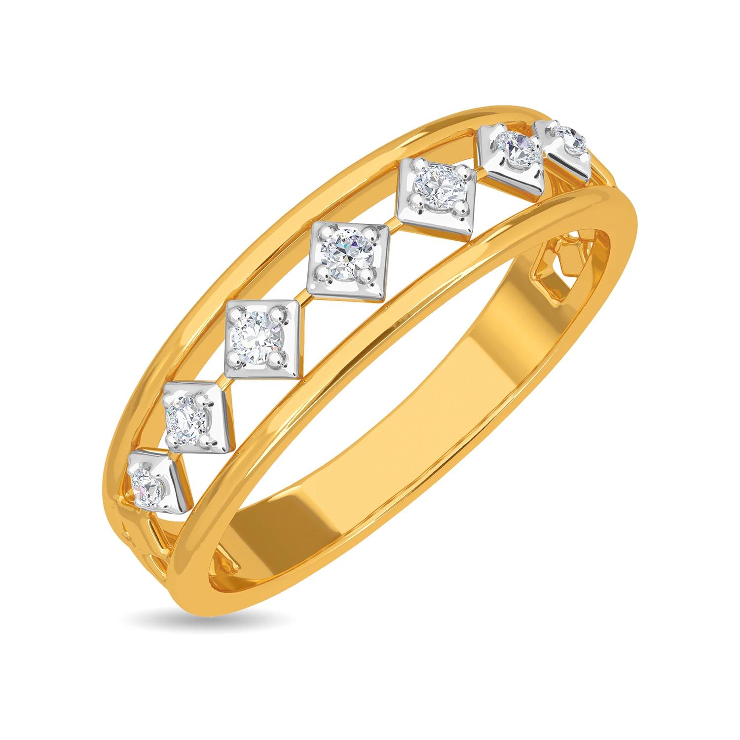 Yellow Gold 14KT Size 7 SI-HI