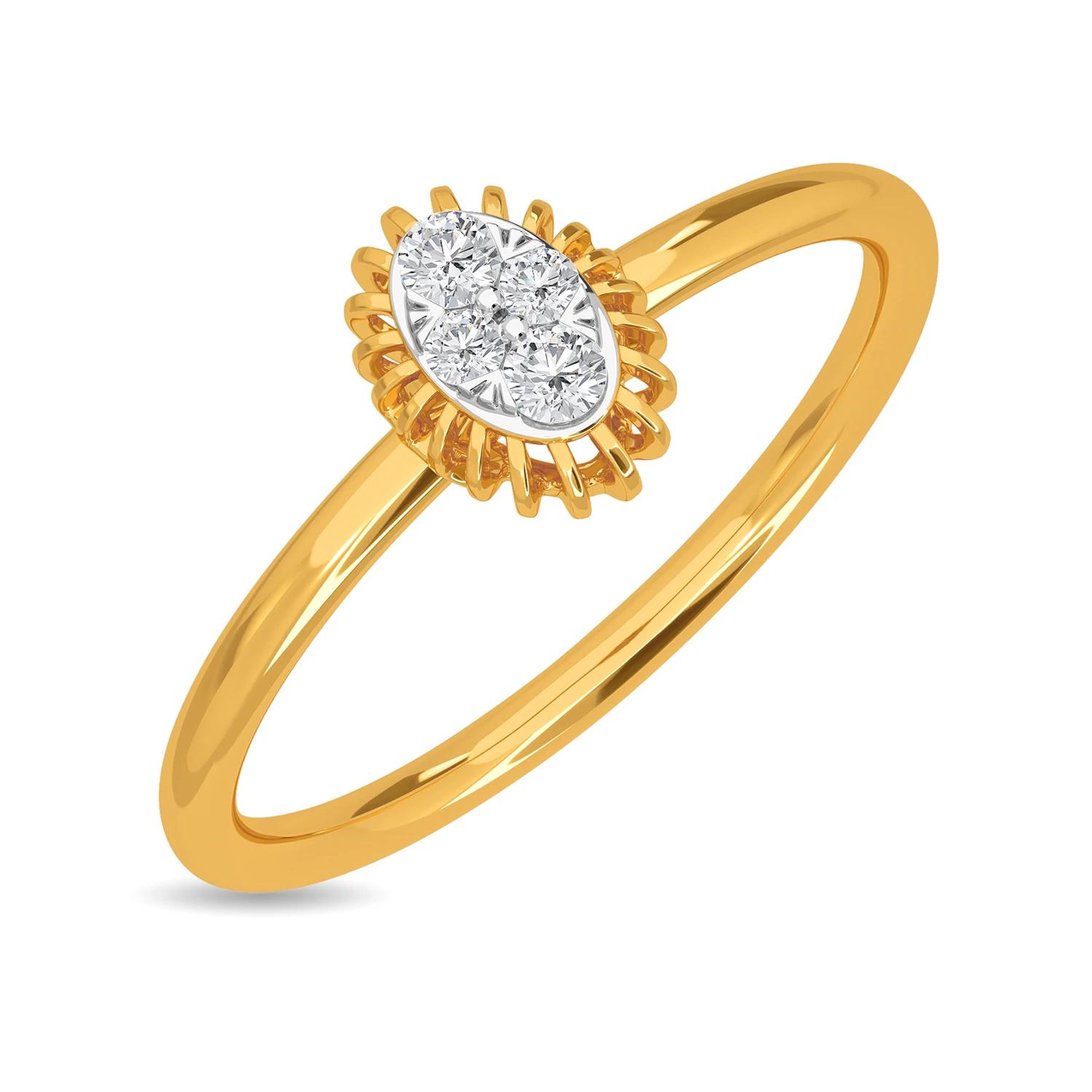 Yellow Gold 14KT Size 7 SI-HI