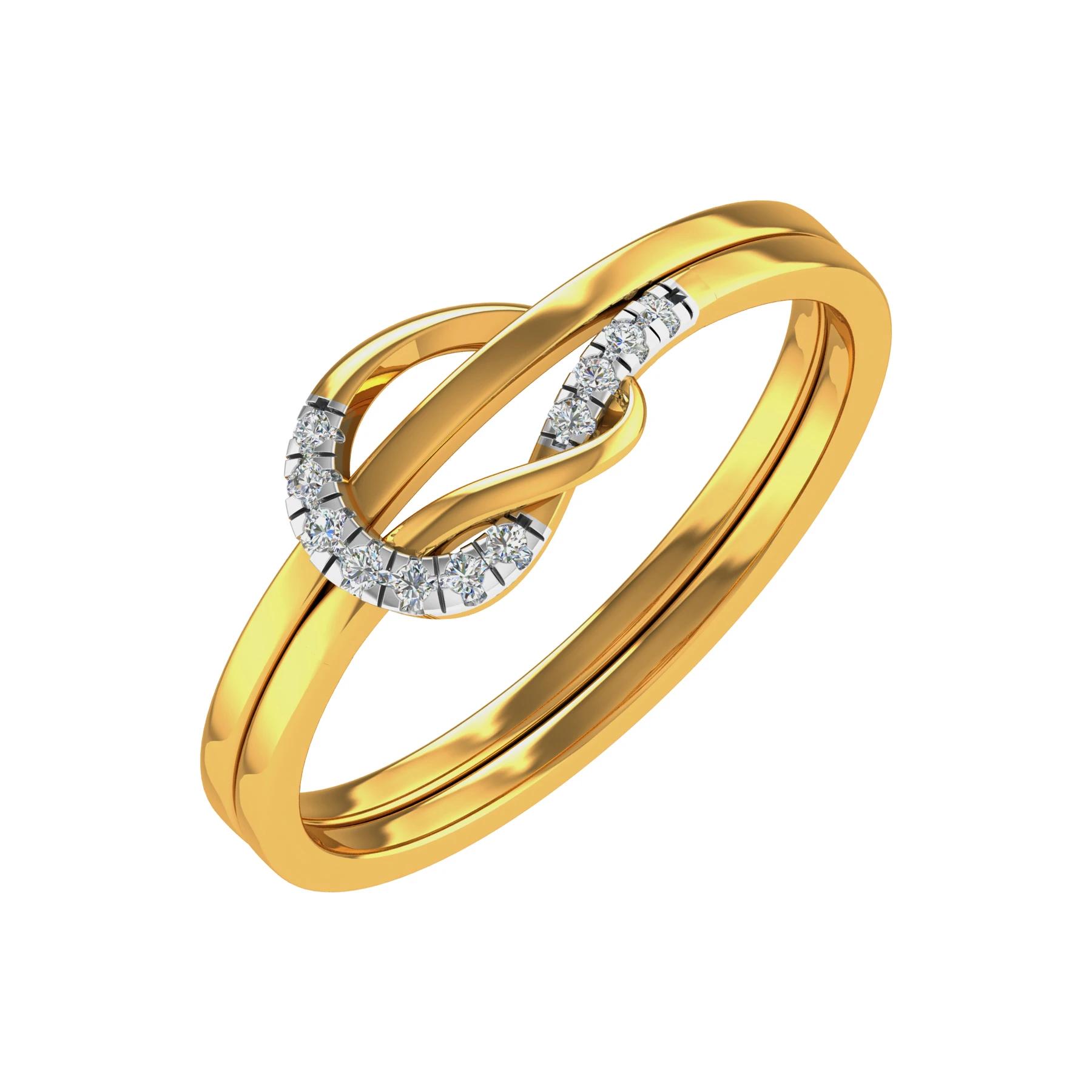 Yellow Gold 14KT Size 7 SI-HI