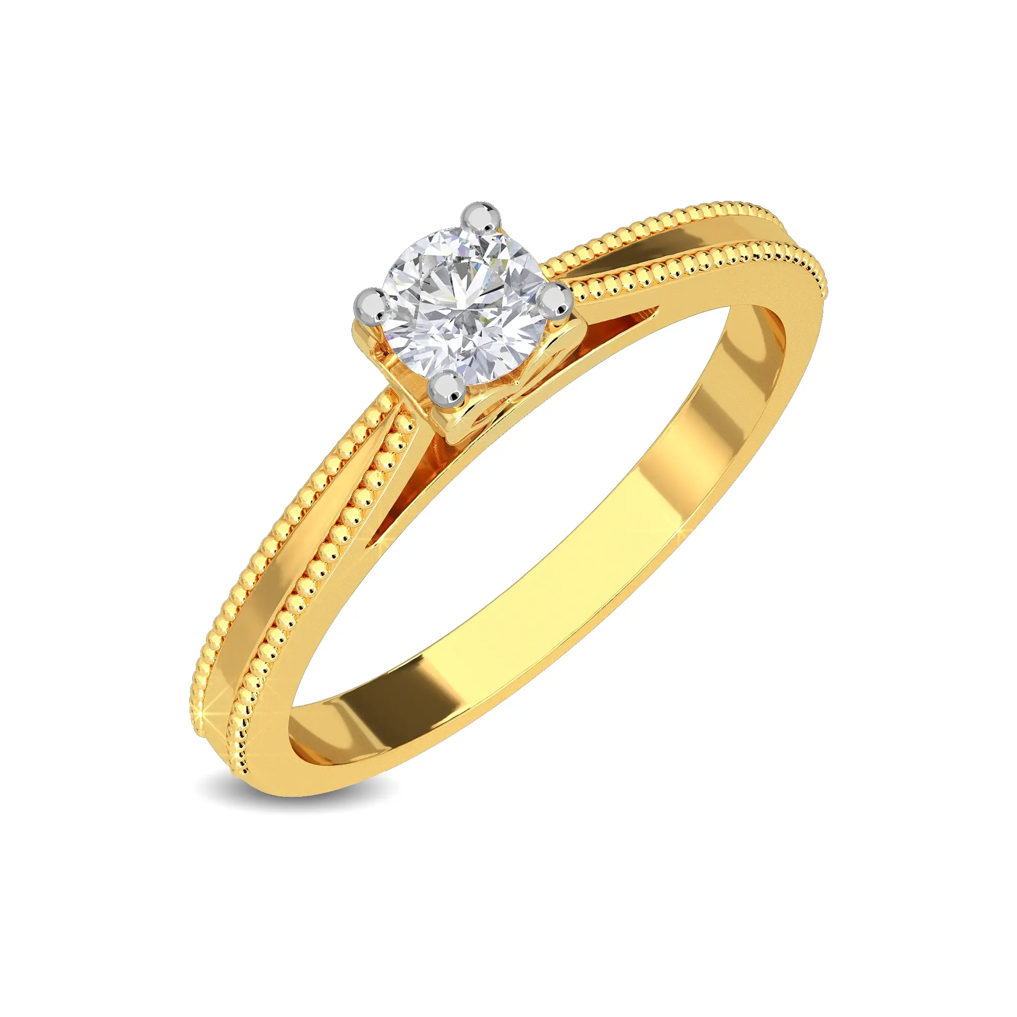 Yellow Gold 14KT SI-HI 7