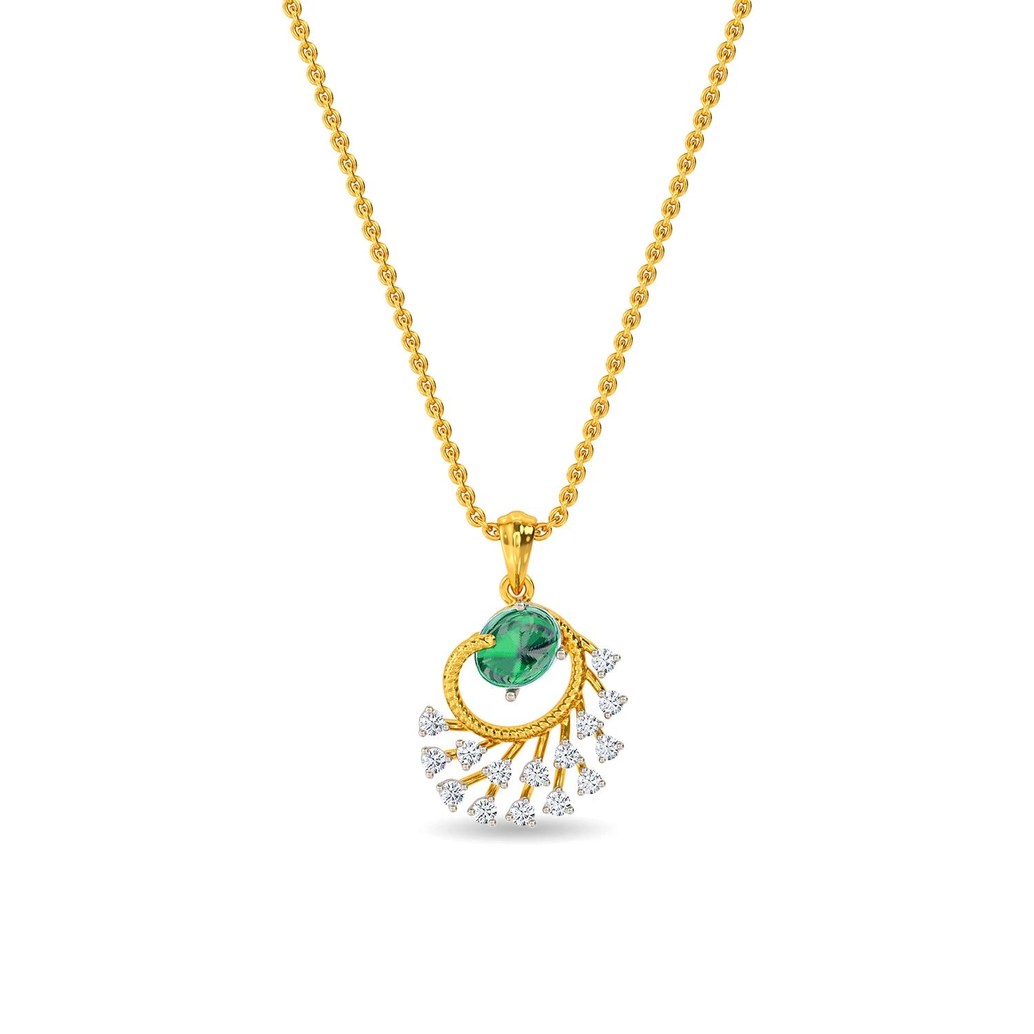 Yellow Gold 9KT SI-HI Gemstone