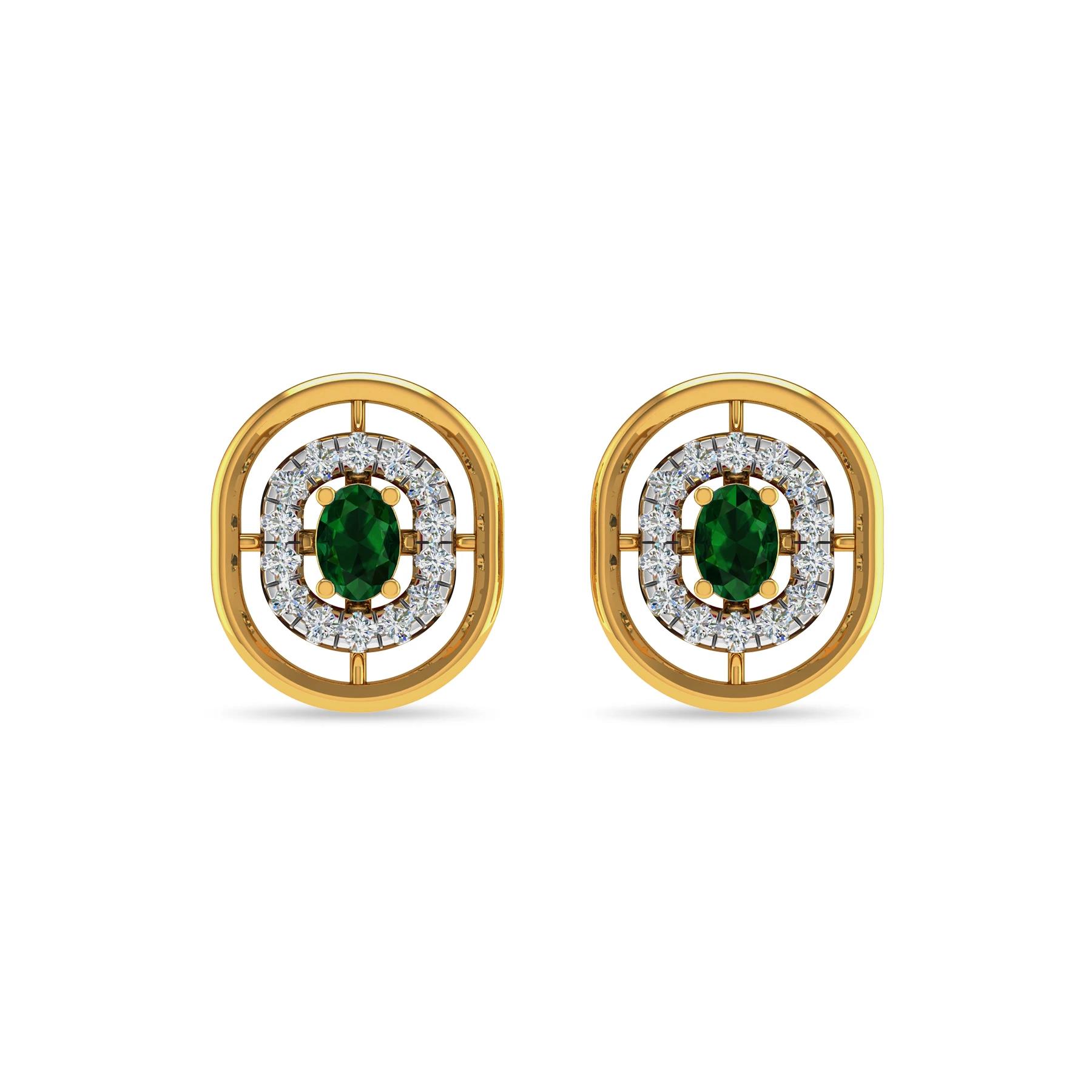 Yellow Gold 14KT SI-HI Gemstone