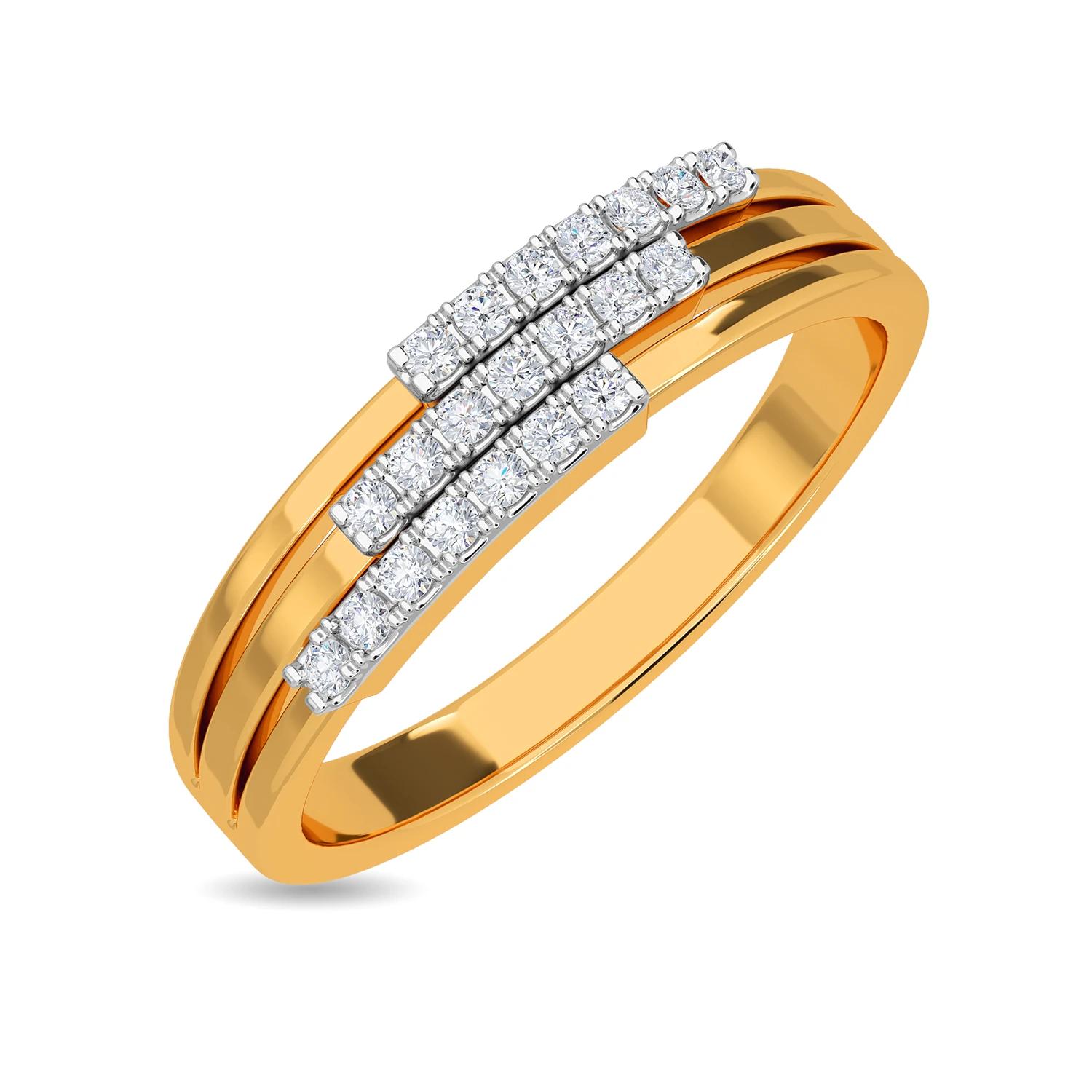 Yellow Gold 14KT Size 7 SI-HI