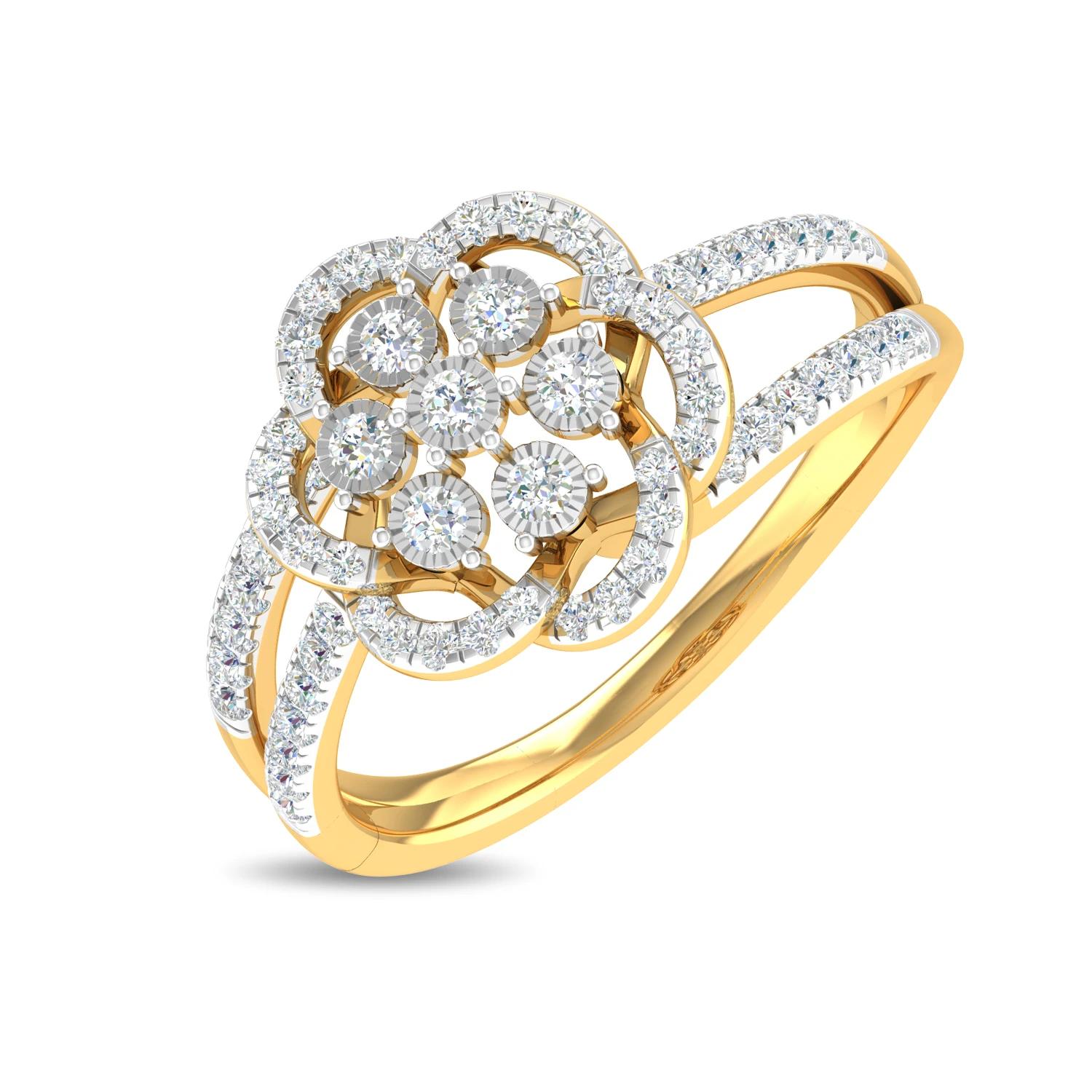 Yellow Gold 14KT Size 7 SI-HI