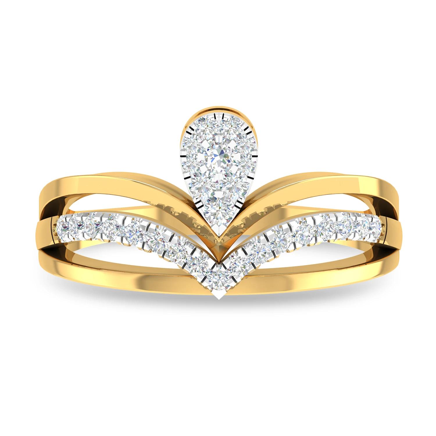 Yellow Gold 14KT Size 7 SI-HI