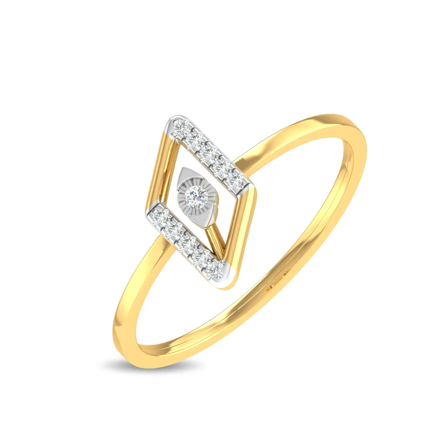 Yellow Gold 14KT Size 7 SI-HI