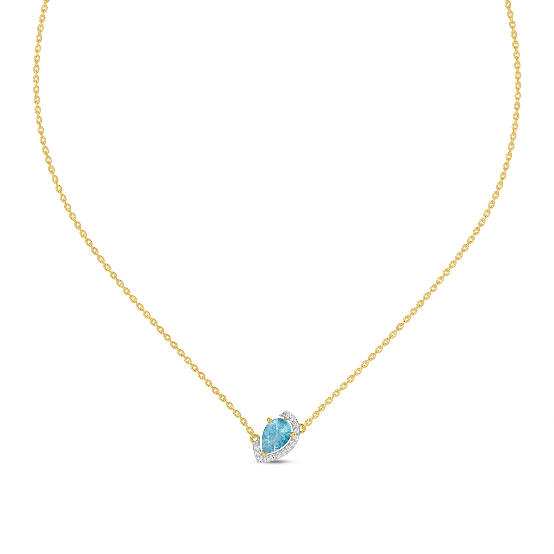 Yellow Gold 9KT SI-HI Gemstone 16